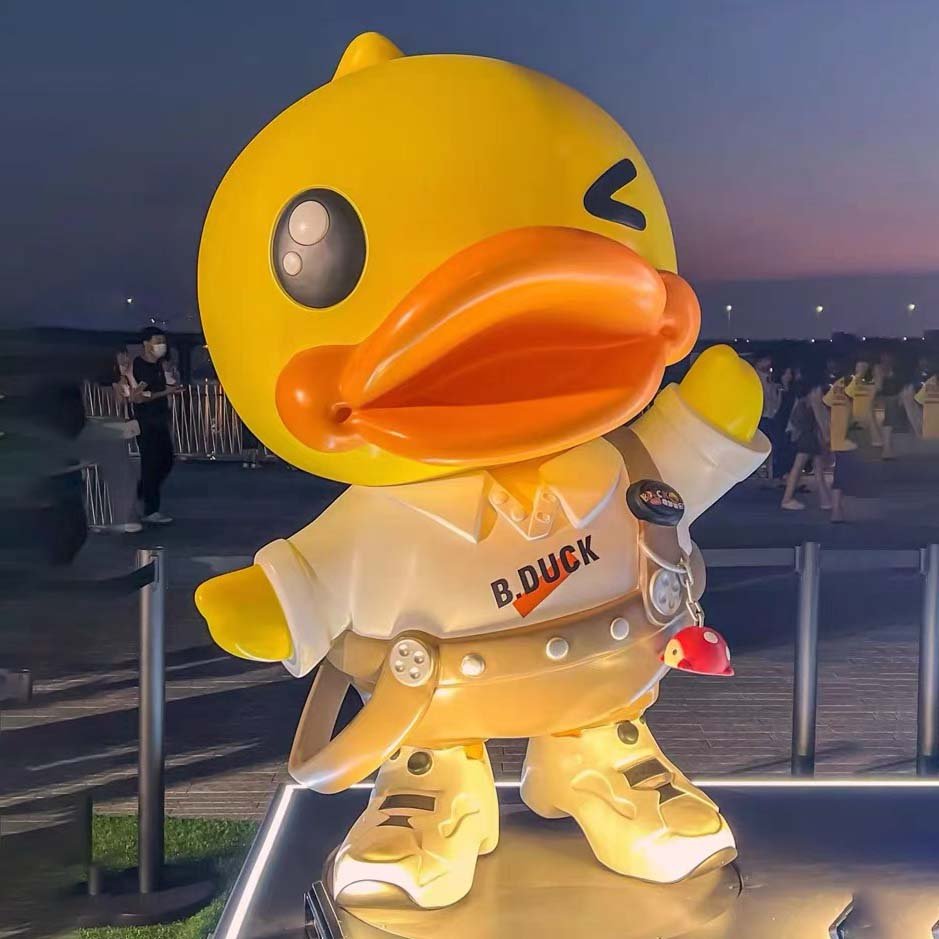 mc duck sculpture