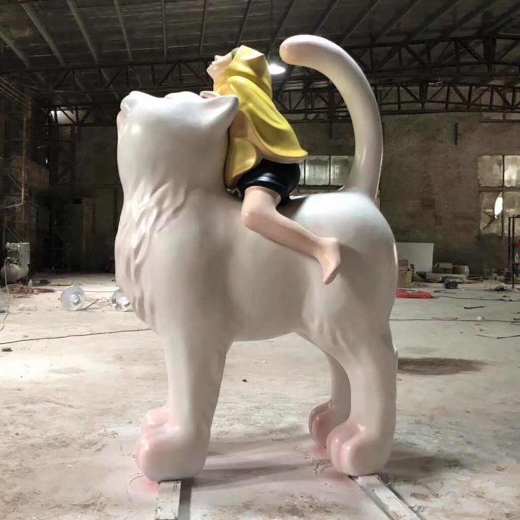 cat sculptures