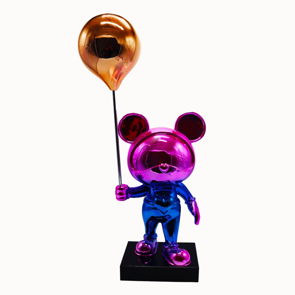 metal bear sculpture
