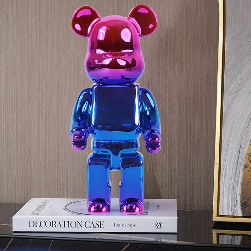 brick bear sculpture