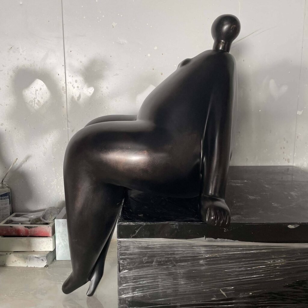 fat lady sculpture