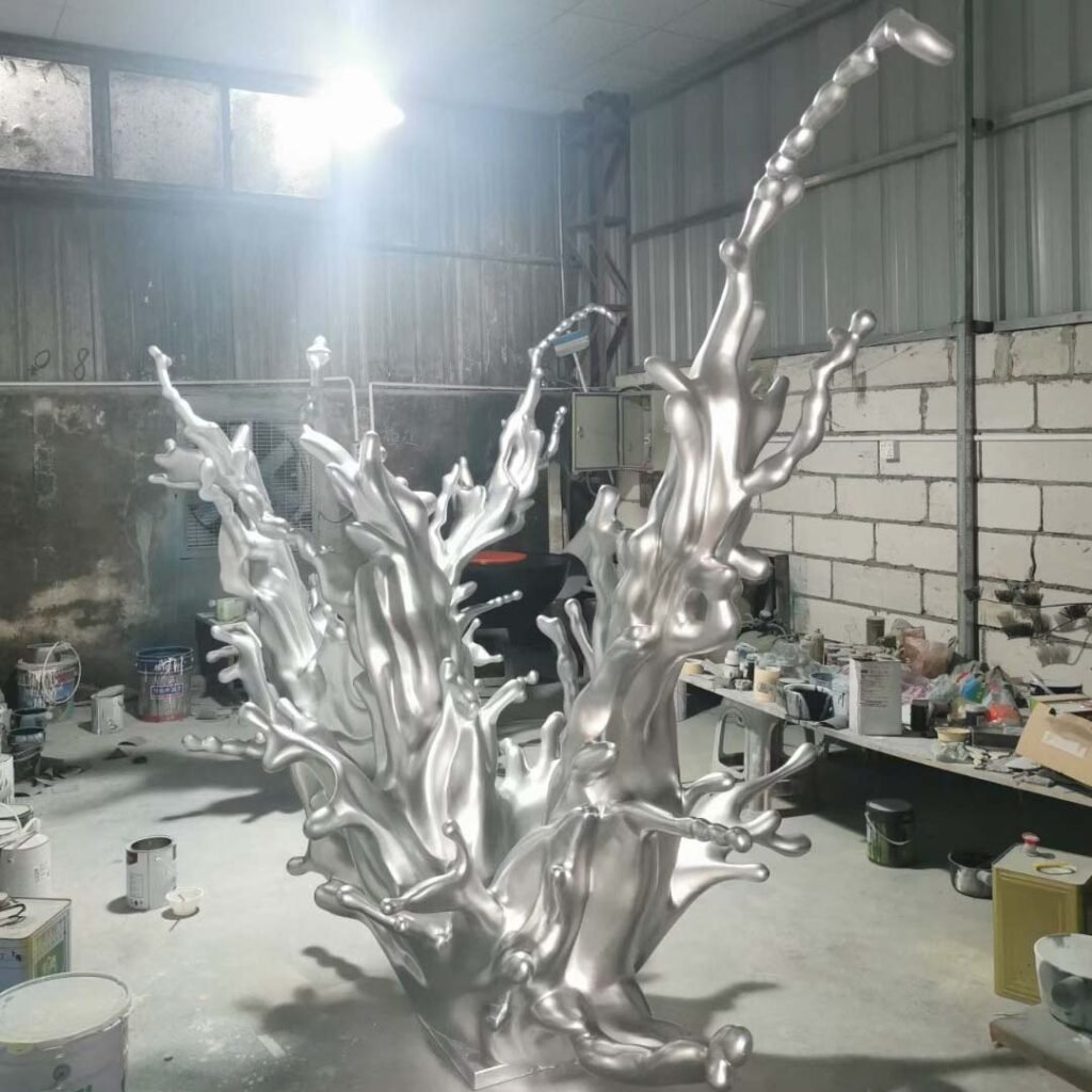 grass resin sculpture