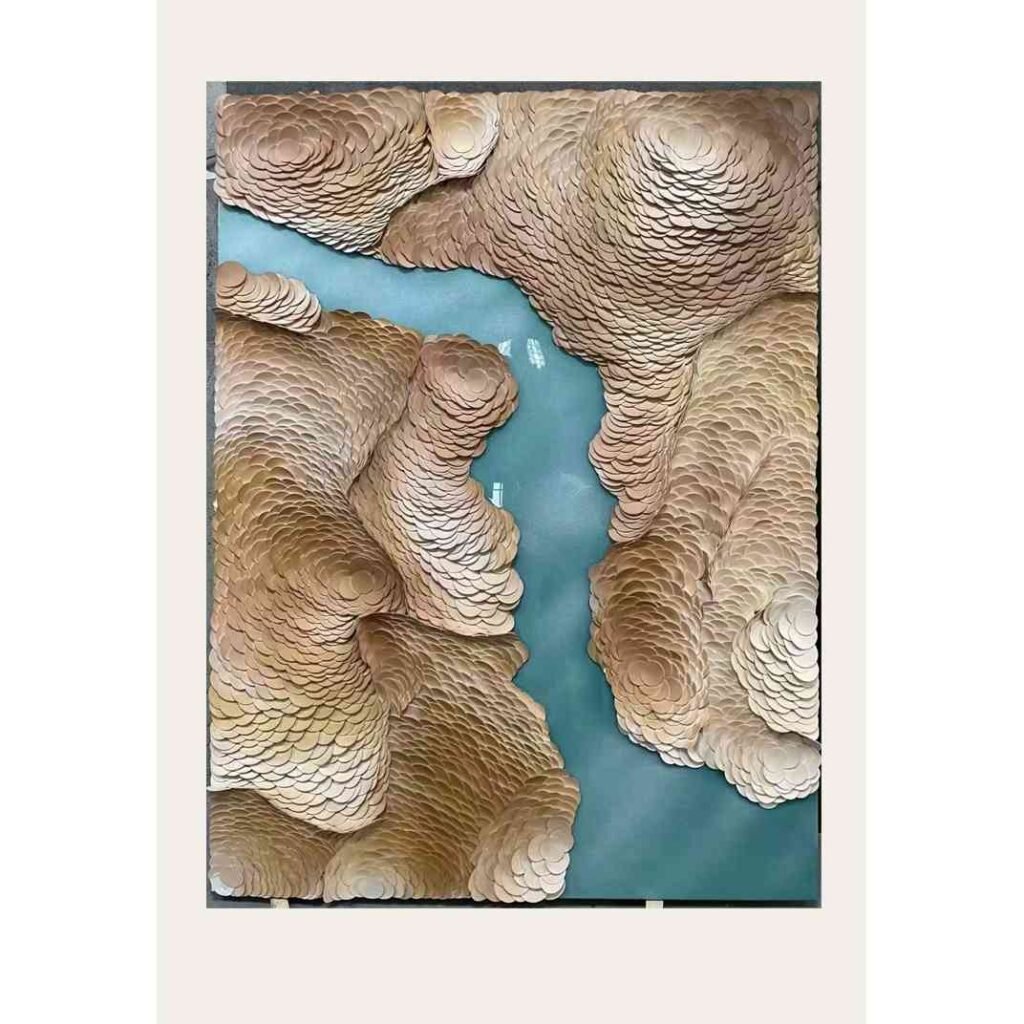 colorful abstract art tree scenery canvas art posters and prints abstract oil painting wall pictures for living room home decor
