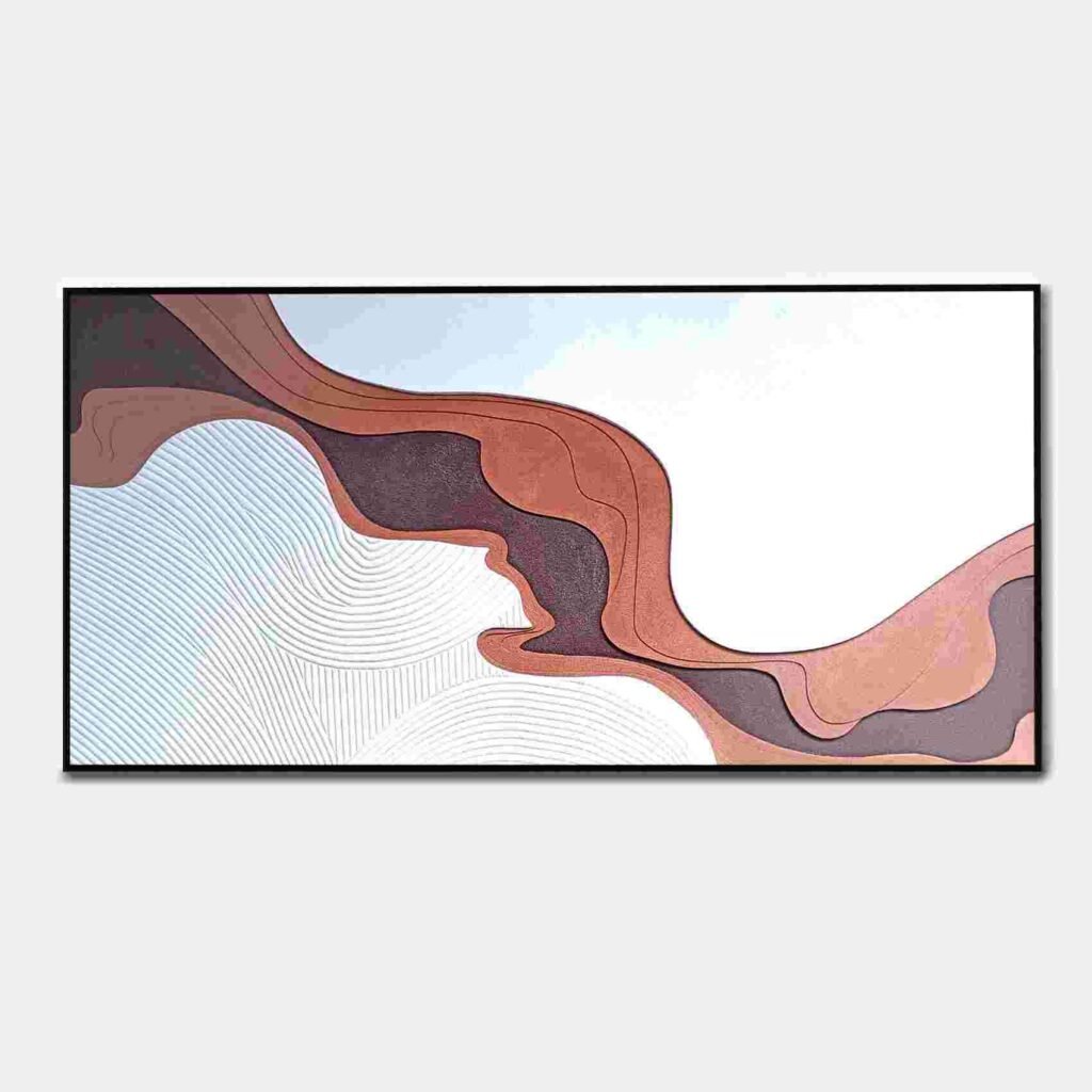 horizontal living room wall painting