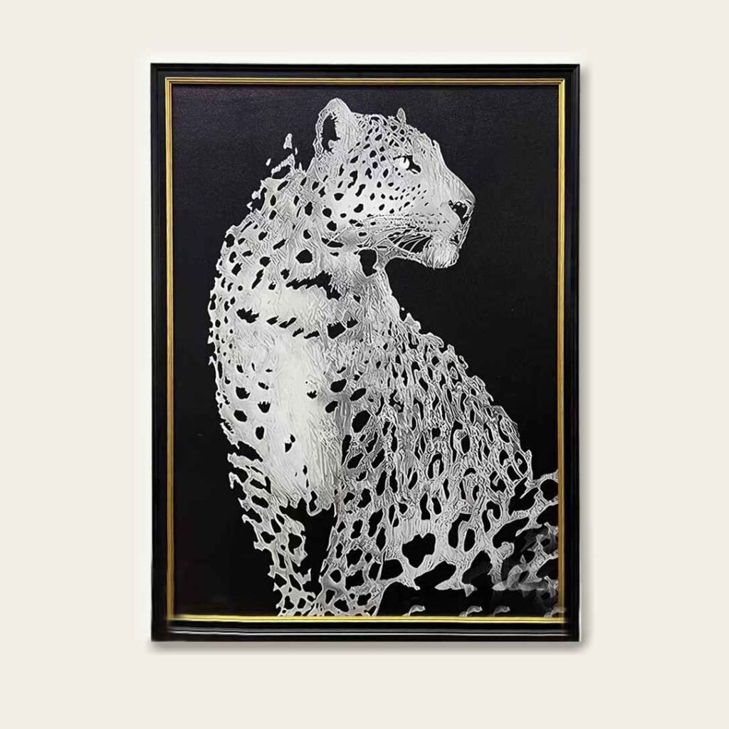 lion wall painting