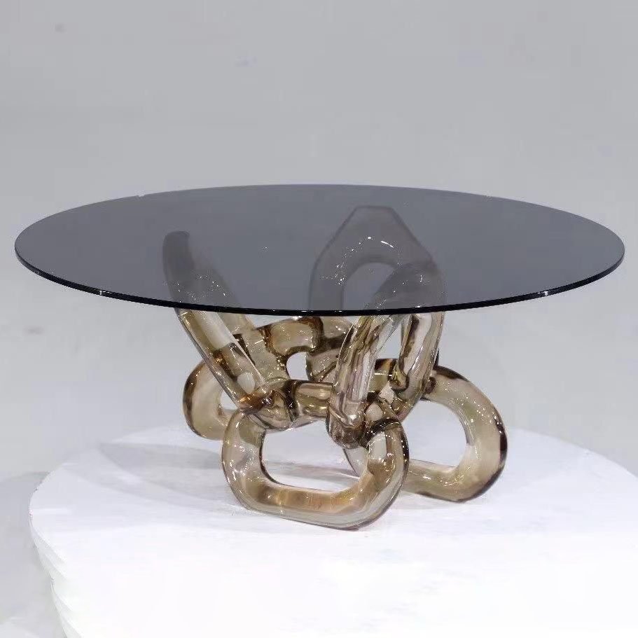transparent resin table