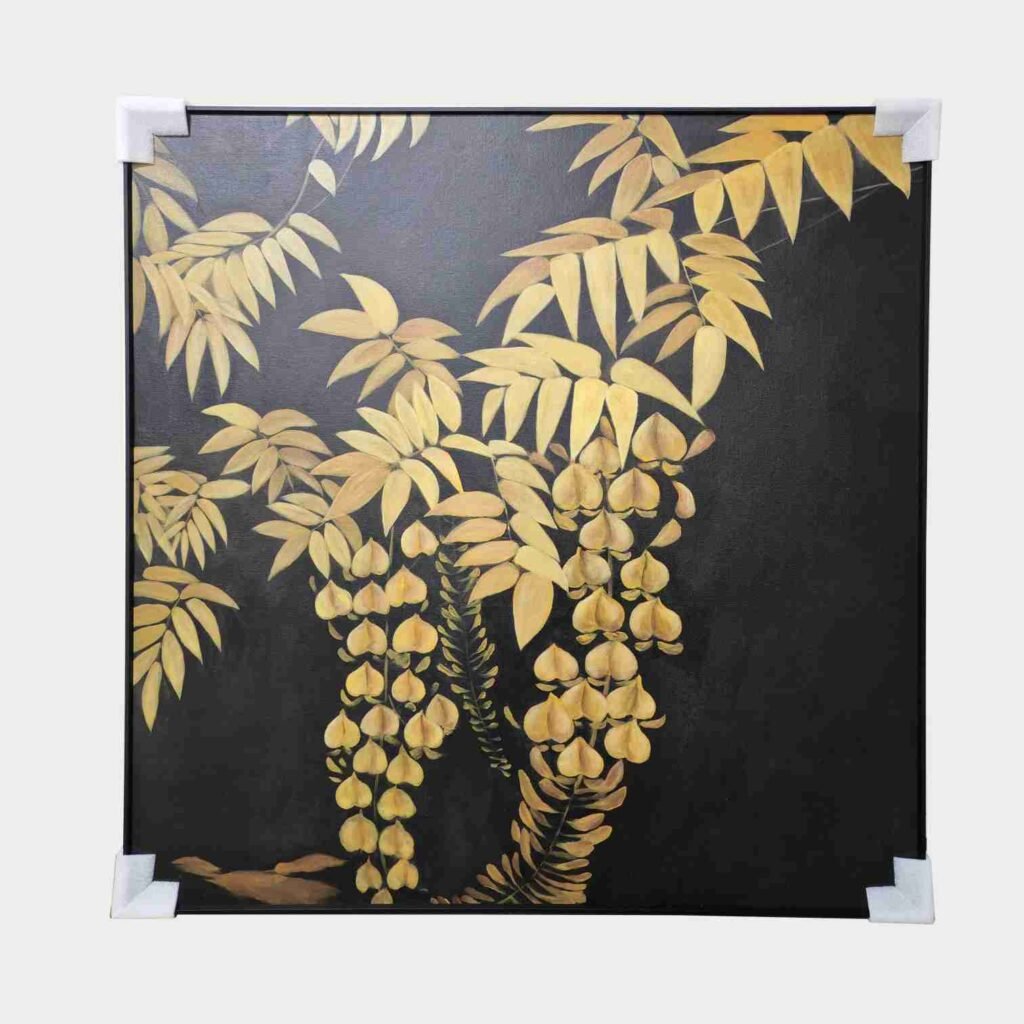 wall painting with frame