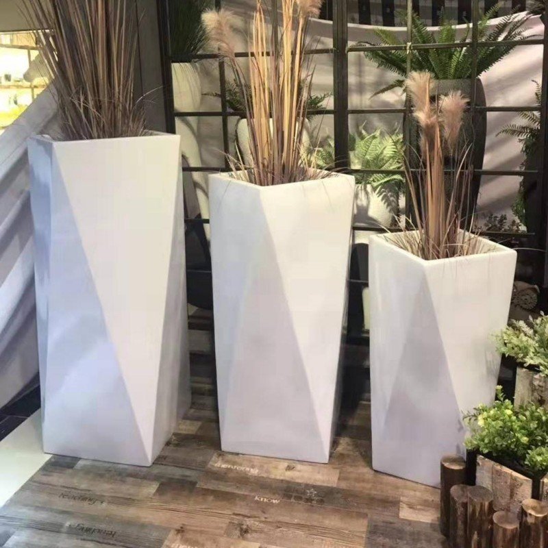 Diamond design flower pot (9)